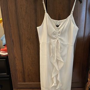 Large midi strap dress.  New with tags